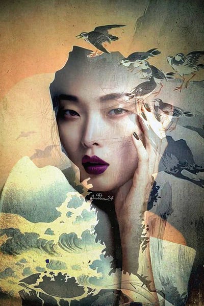 Oriental Fantasy by Dominique Baduel canvas print