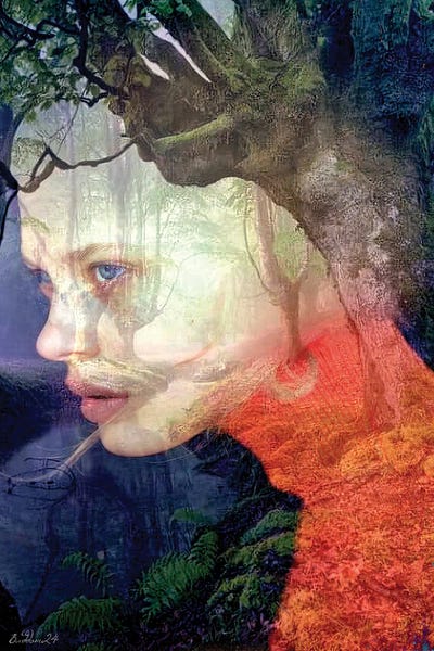 Dominique Baduel: La Nymphe Orange by Dominique Baduel