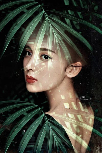 Out Of The Jungle by Dominique Baduel framed canvas print