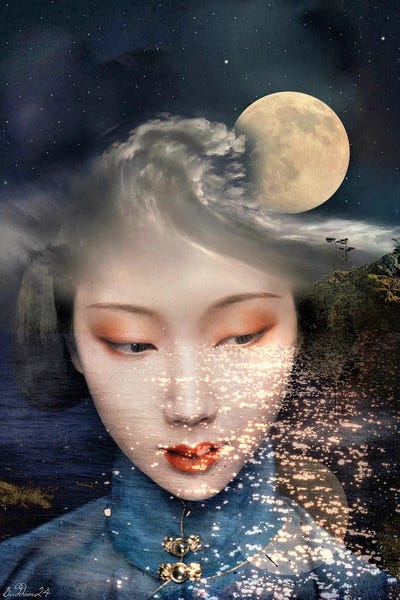 Dominique Baduel: Moonlight Geisha by Dominique Baduel