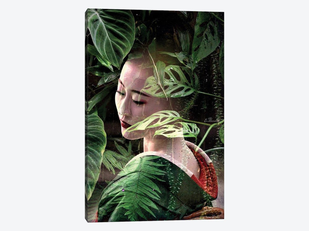 Tropical Geisha by Dominique Baduel 1-piece Canvas Print