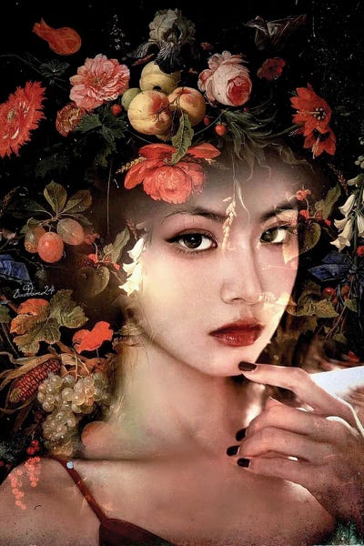 Florae by Dominique Baduel canvas print