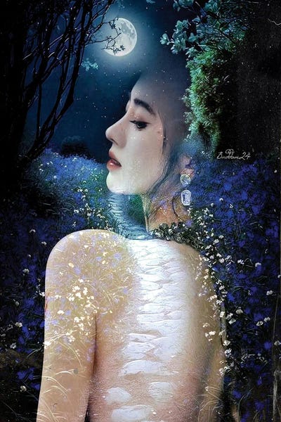 Dominique Baduel: Blue Moon by Dominique Baduel