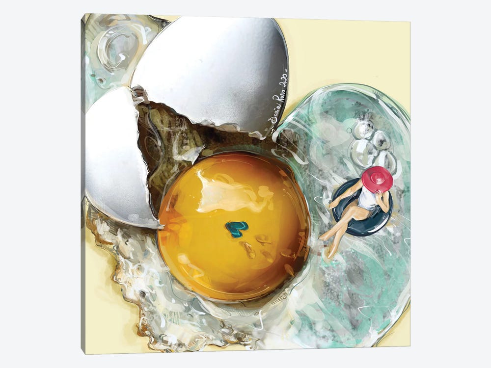 Sunny Side Up by Daria Rosso 1-piece Canvas Print