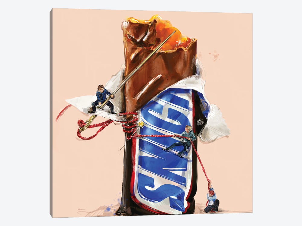 Snickers by Daria Rosso 1-piece Canvas Print