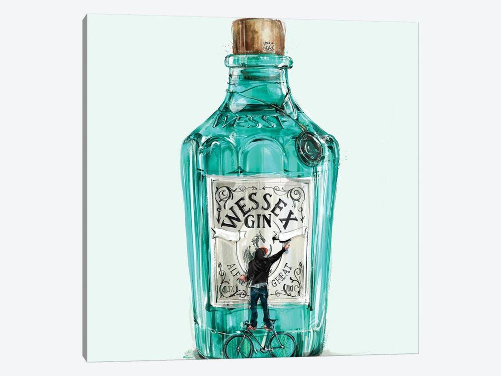 Wessex Gin by Daria Rosso 1-piece Canvas Print