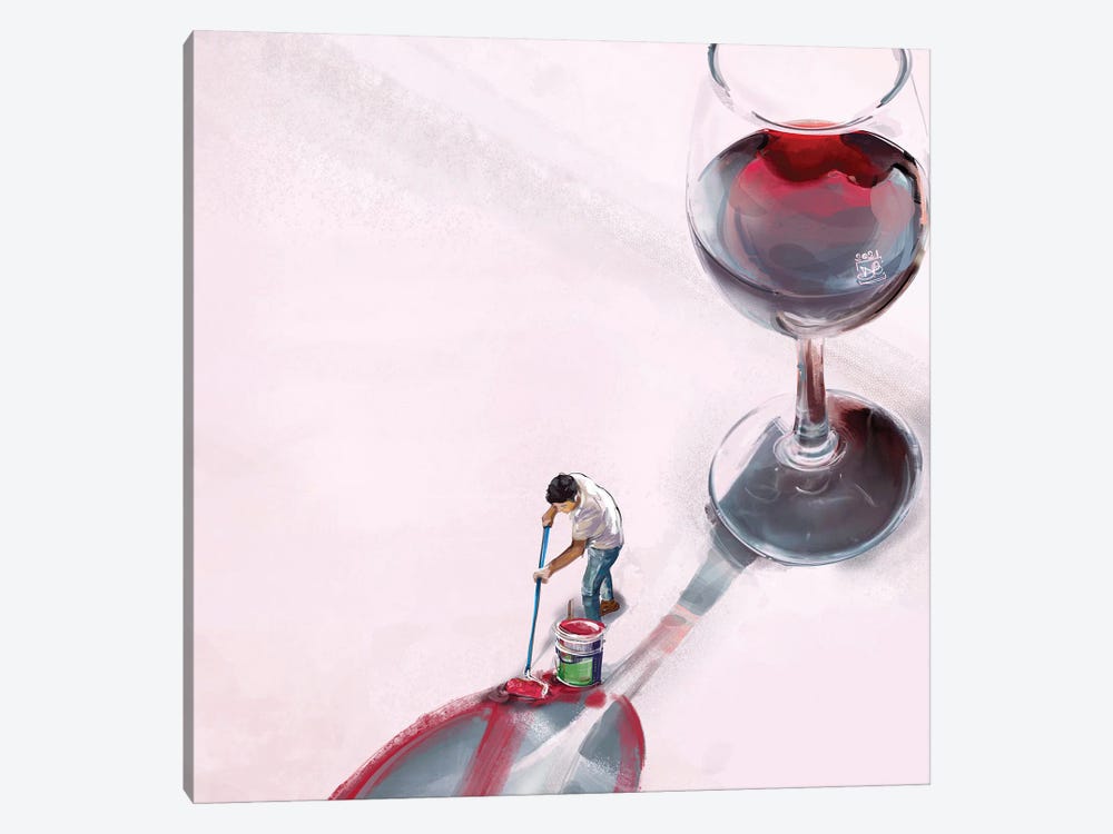 Dry January by Daria Rosso 1-piece Canvas Wall Art