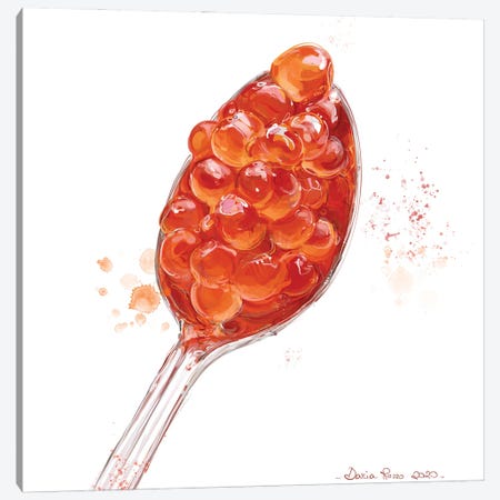 A Spoonful Of - Tobiko Canvas Print #DRA58} by Daria Rosso Art Print