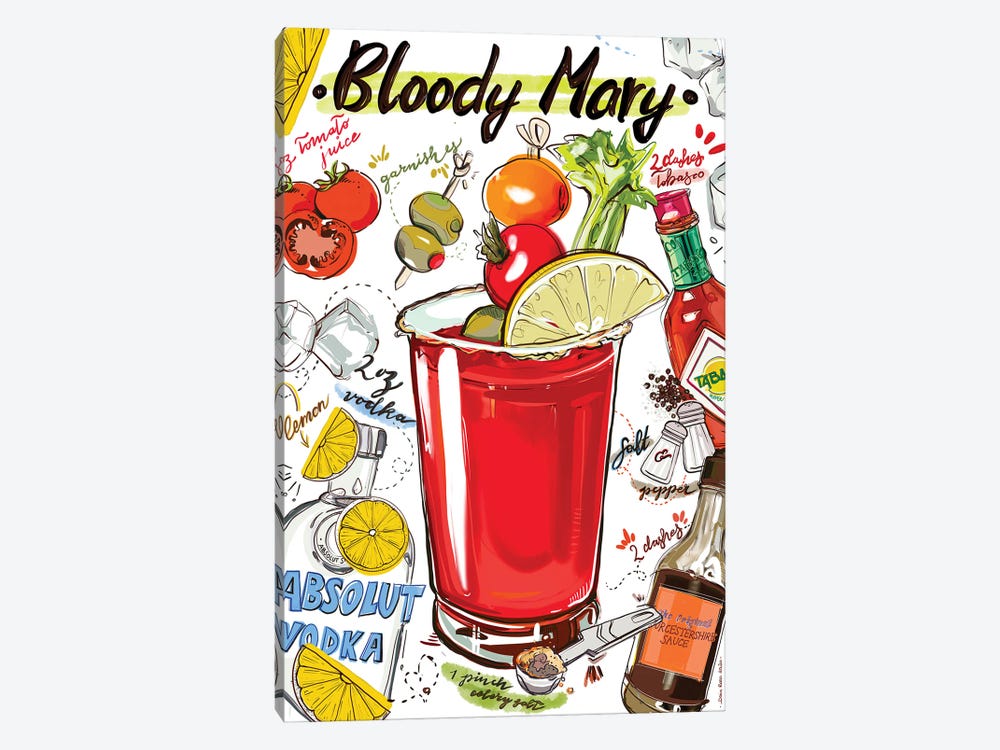 Bloody Mary by Daria Rosso 1-piece Art Print