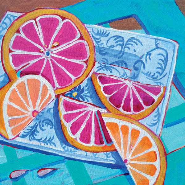 Artists Like Matisse: Citrus Slices II by Debra Bretton Robinson