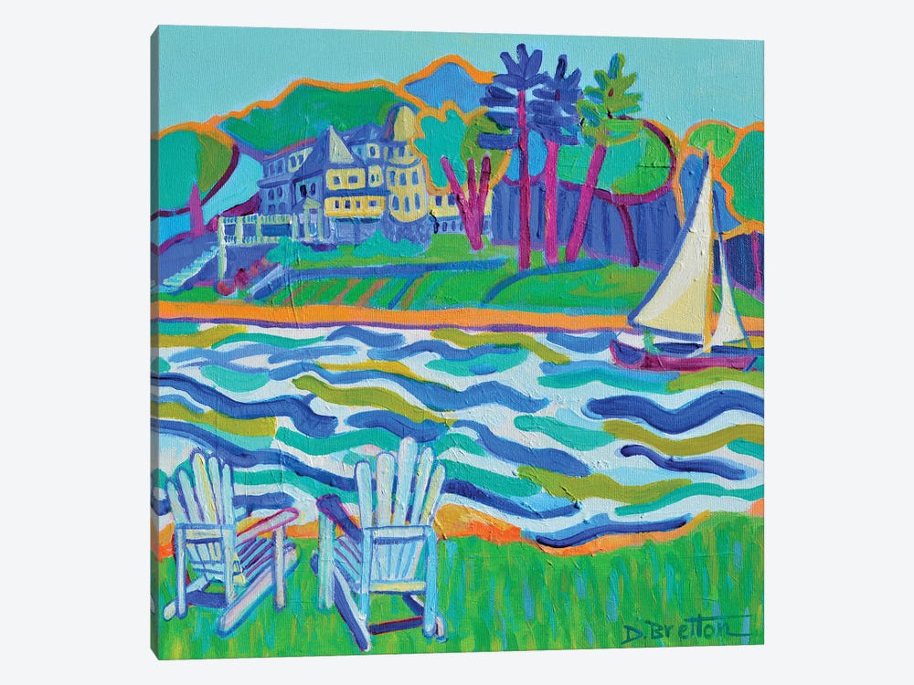 Sailing In The Harbor by Debra Bretton Robinson 1-piece Canvas Art