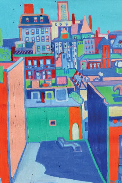 Back In The Bay, Boston by Debra Bretton Robinson art print