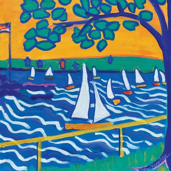 Sailboats: Sailing Race by Debra Bretton Robinson