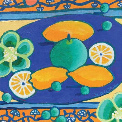 The Blue Plate by Debra Bretton Robinson canvas print