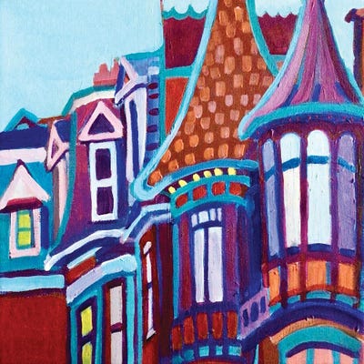 Dancing Gables by Debra Bretton Robinson art print