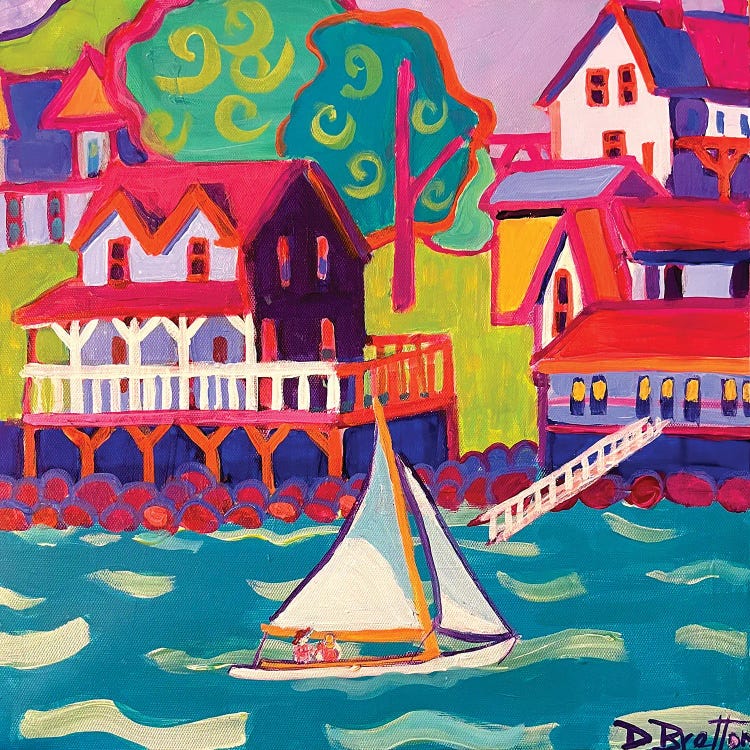 Sailing On The Annisquam River by Debra Bretton Robinson wall art