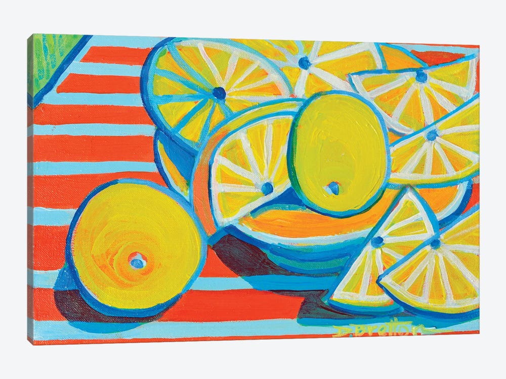 Lemon Zest by Debra Bretton Robinson 1-piece Canvas Wall Art