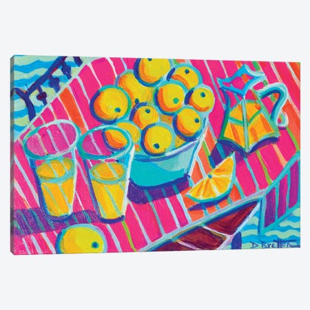 Lemonade In Corfu Canvas Print #DRB16} by Debra Bretton Robinson Canvas Print
