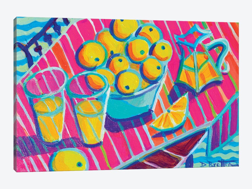 Lemonade In Corfu by Debra Bretton Robinson 1-piece Art Print