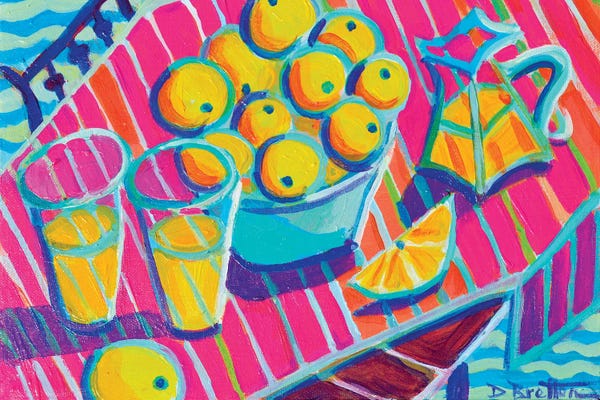 Artists Like Matisse: Lemonade In Corfu by Debra Bretton Robinson