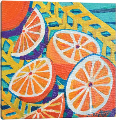 Sunkissed Canvas Art Print - Orange Art