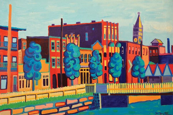 Massachusetts: Sunshine On Dutton Street by Debra Bretton Robinson