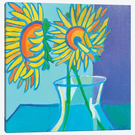 Heidi's Sunflowers Canvas Print #DRB2} by Debra Bretton Robinson Canvas Art