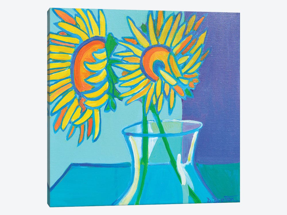 Heidi's Sunflowers by Debra Bretton Robinson 1-piece Art Print