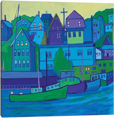 Gloucester Harbor Canvas Art Print - Artists Like Matisse