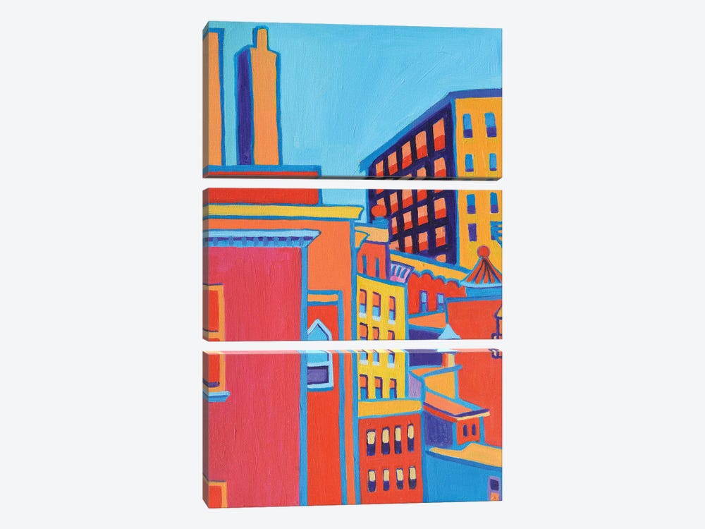 Midtown Manhattan by Debra Bretton Robinson 3-piece Canvas Print