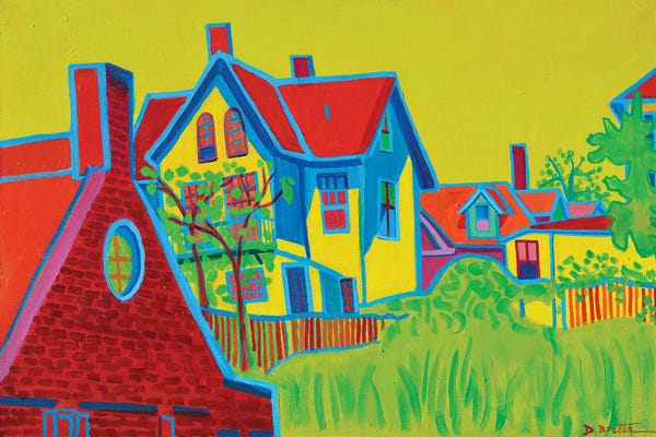 Debra Bretton Robinson: Gloucester Hilltop by Debra Bretton Robinson