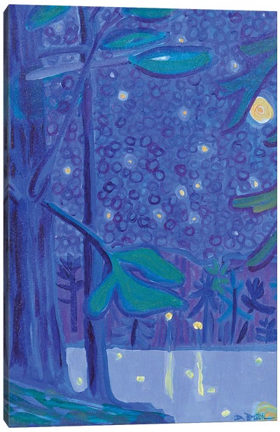 Massapoag Nocturne Canvas Art Print - Debra Bretton Robinson