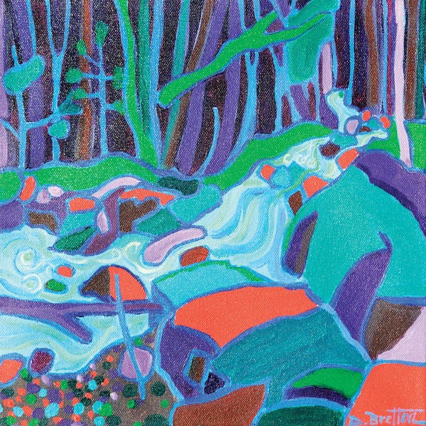 Artists Like Matisse: North Woods River by Debra Bretton Robinson