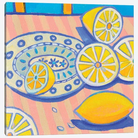 Lou Lou's Lemon Canvas Print #DRB58} by Debra Bretton Robinson Canvas Art