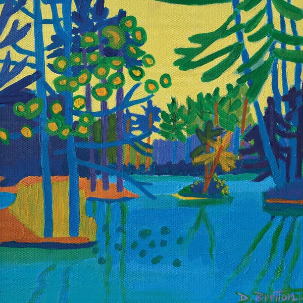 Artists Like Matisse: Boatride On Massapoag by Debra Bretton Robinson
