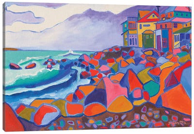 High Tide Boar's Head Canvas Art Print - Artists Like Matisse
