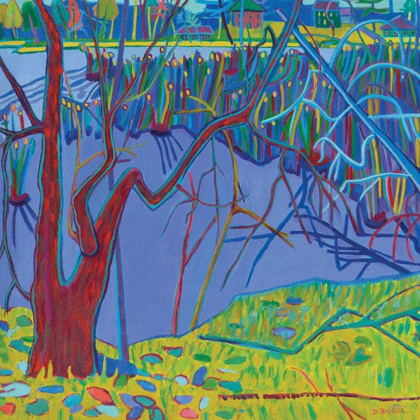 Debra Bretton Robinson: Freeman Lake Marsh by Debra Bretton Robinson