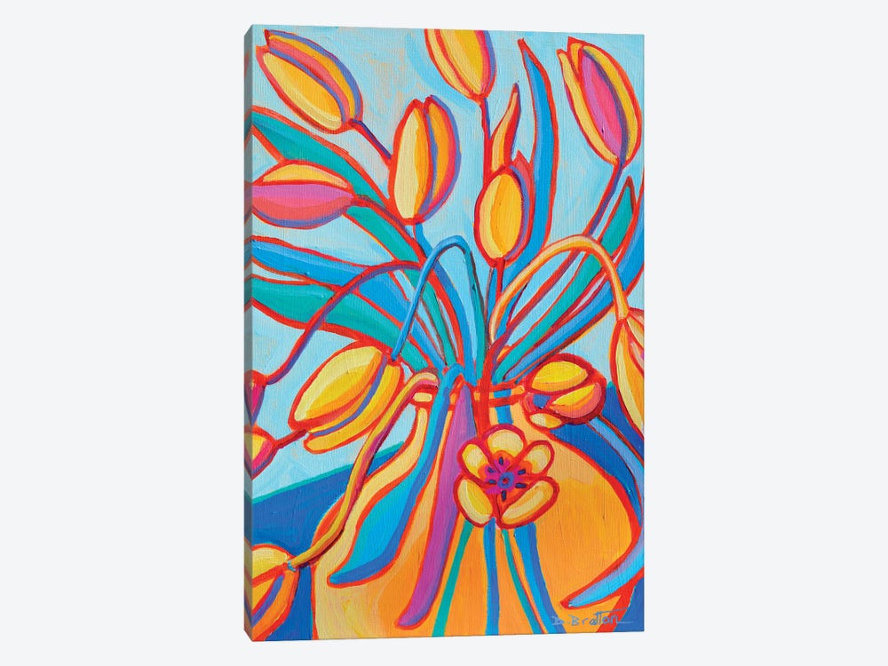 Spring Tulips by Debra Bretton Robinson 1-piece Canvas Art