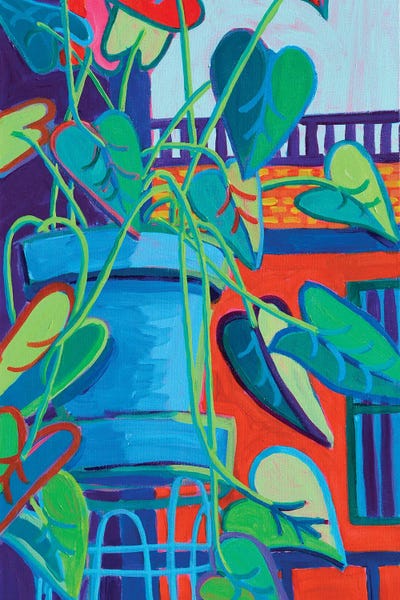 Vibrant Scenes in 2D: Shawsheen Ivy by Debra Bretton Robinson