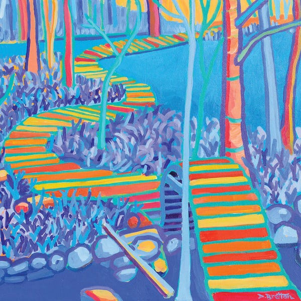 Similar To David Hockney: Town Forest Walkway by Debra Bretton Robinson