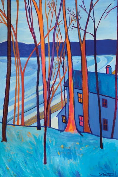 Artists Like Matisse: Frozen On Freeman Lake by Debra Bretton Robinson