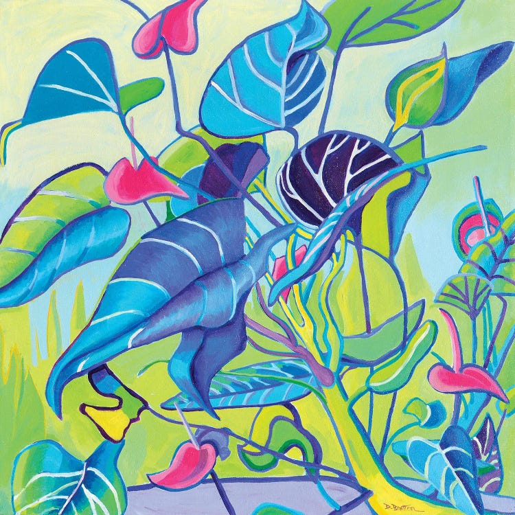 Jen's Jungle by Debra Bretton Robinson wall art