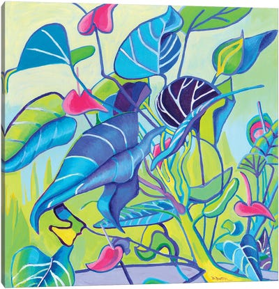 Jen's Jungle Canvas Art Print - Debra Bretton Robinson