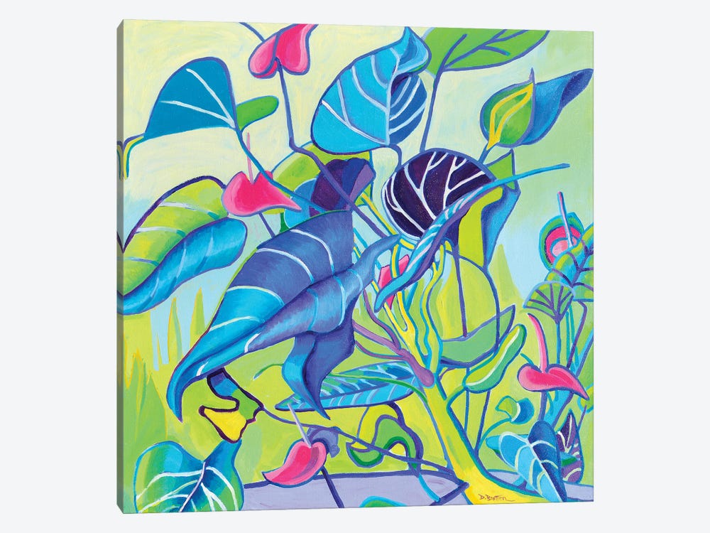 Jen's Jungle by Debra Bretton Robinson 1-piece Canvas Print