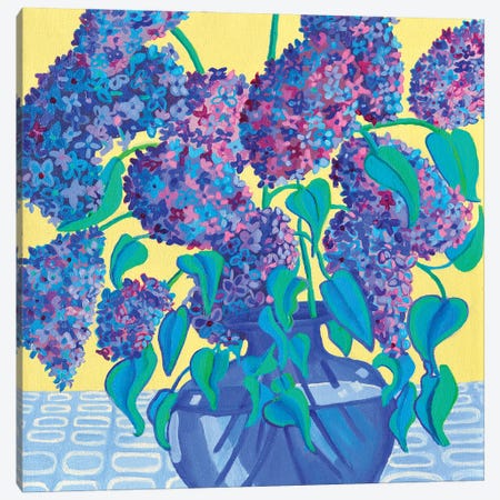 Lilac Blues Canvas Print #DRB86} by Debra Bretton Robinson Canvas Artwork
