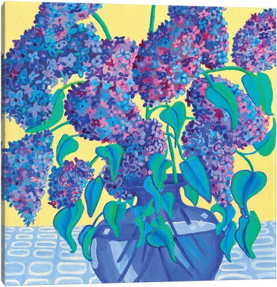 Lilac Blues Canvas Art Print - Lilac Art