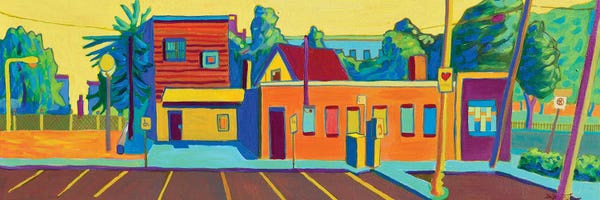 Artists Like Matisse: Taft Hill Road by Debra Bretton Robinson