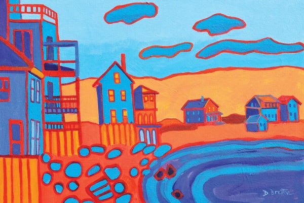 Debra Bretton Robinson: Front Beach, Rockport by Debra Bretton Robinson