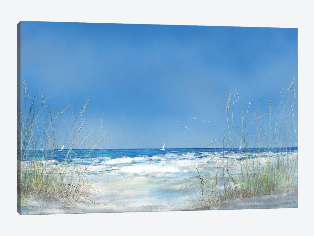 Grassy Seascape by Julie Derice 1-piece Art Print