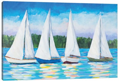 Great Sails I Canvas Art Print - Julie Derice